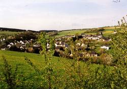 Blick auf Berglicht